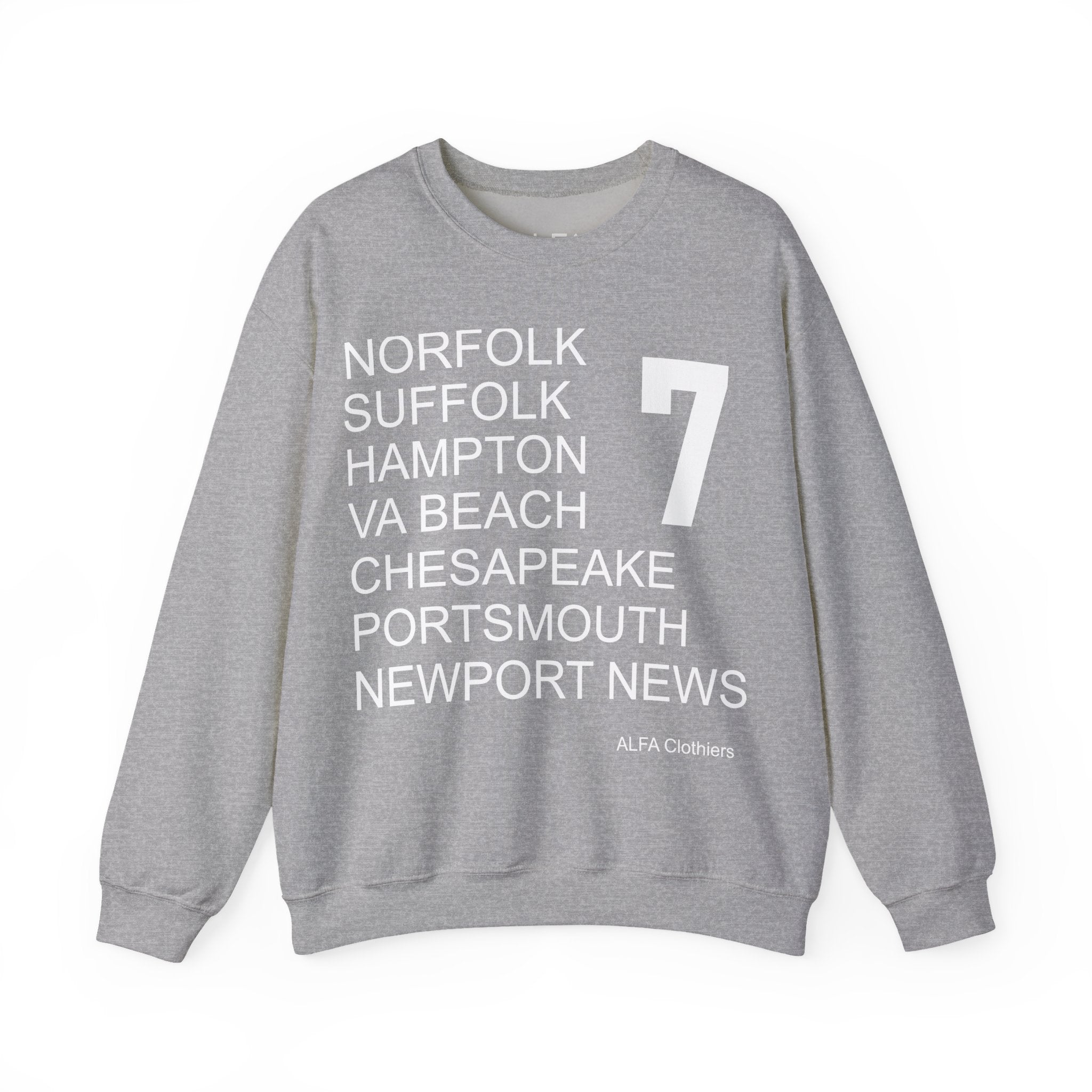 7 Cities by ALFA Clothiers - Black Sweatshirt