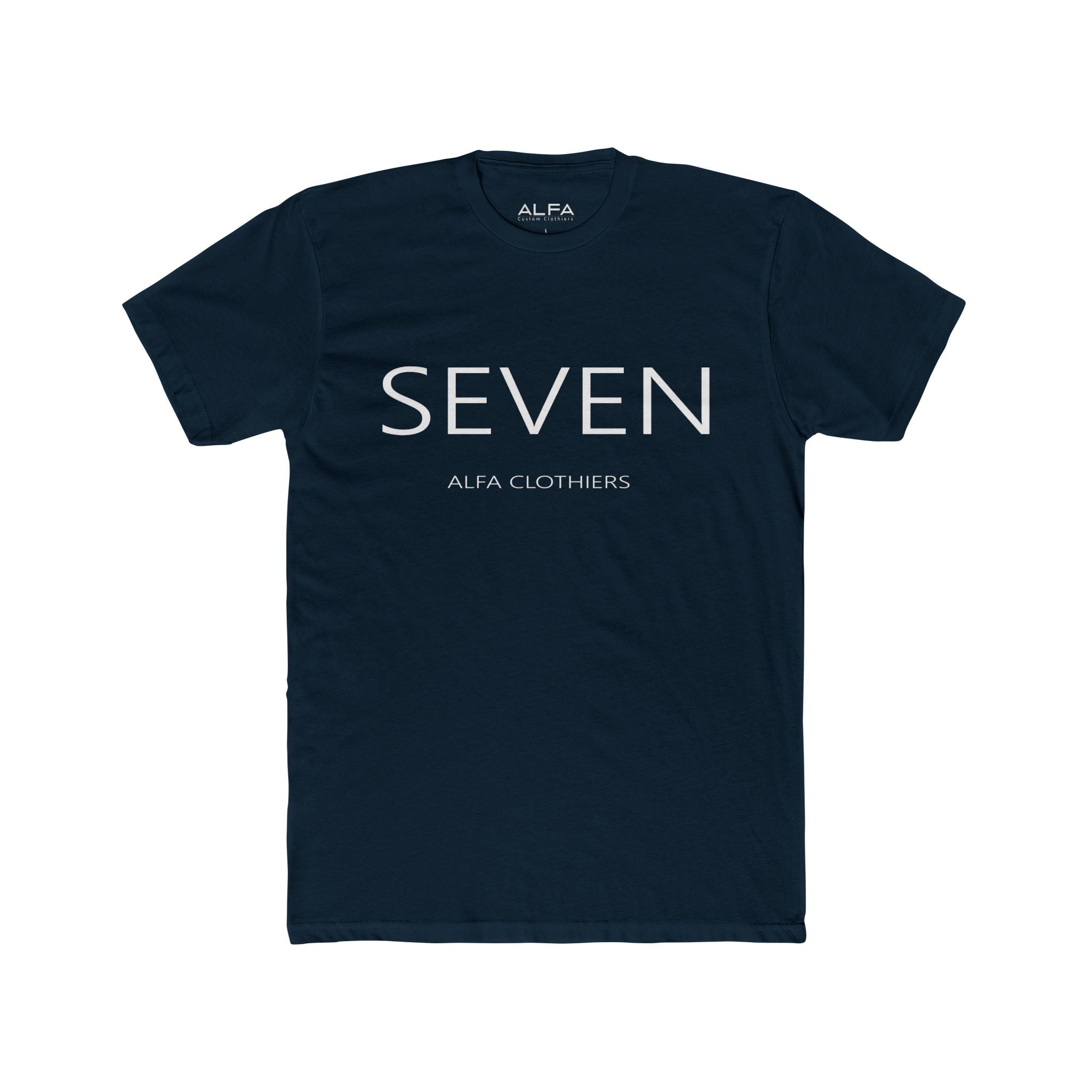 SEVEN By ALFA Clothiers - Cotton Crew Tee