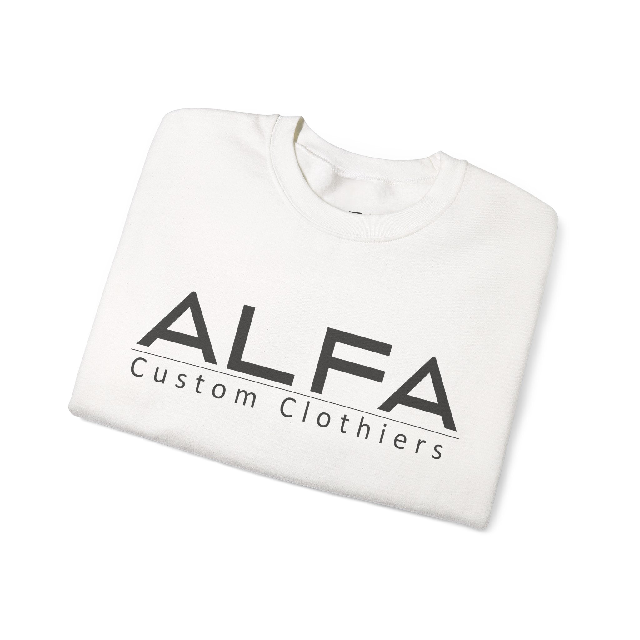 ALFA Clothiers Signature Black Logo Sweatshirt