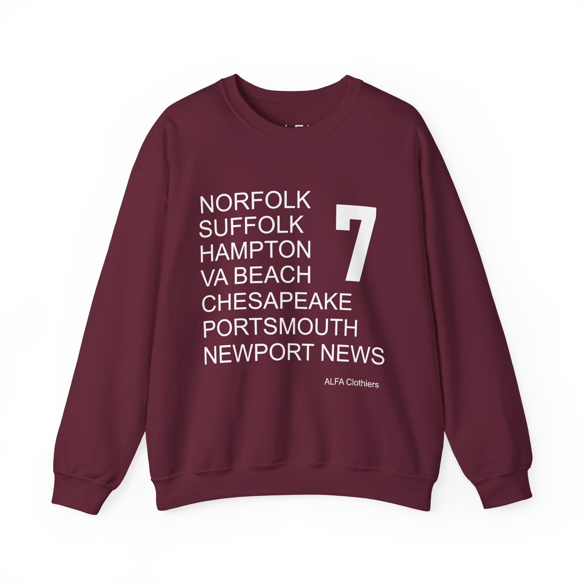 7 Cities by ALFA Clothiers Unisex Sweatshirt