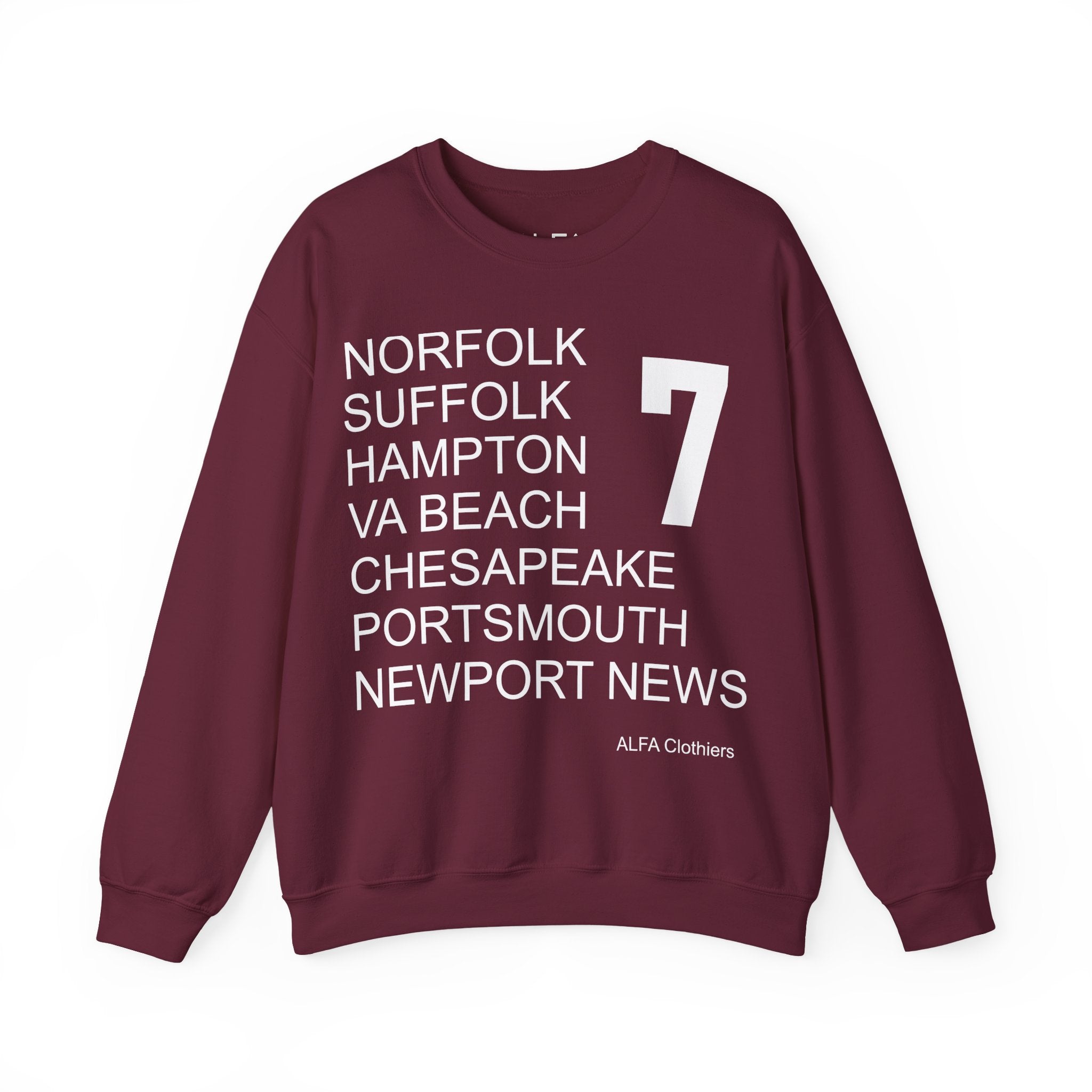 7 Cities by ALFA Clothiers - Black Sweatshirt