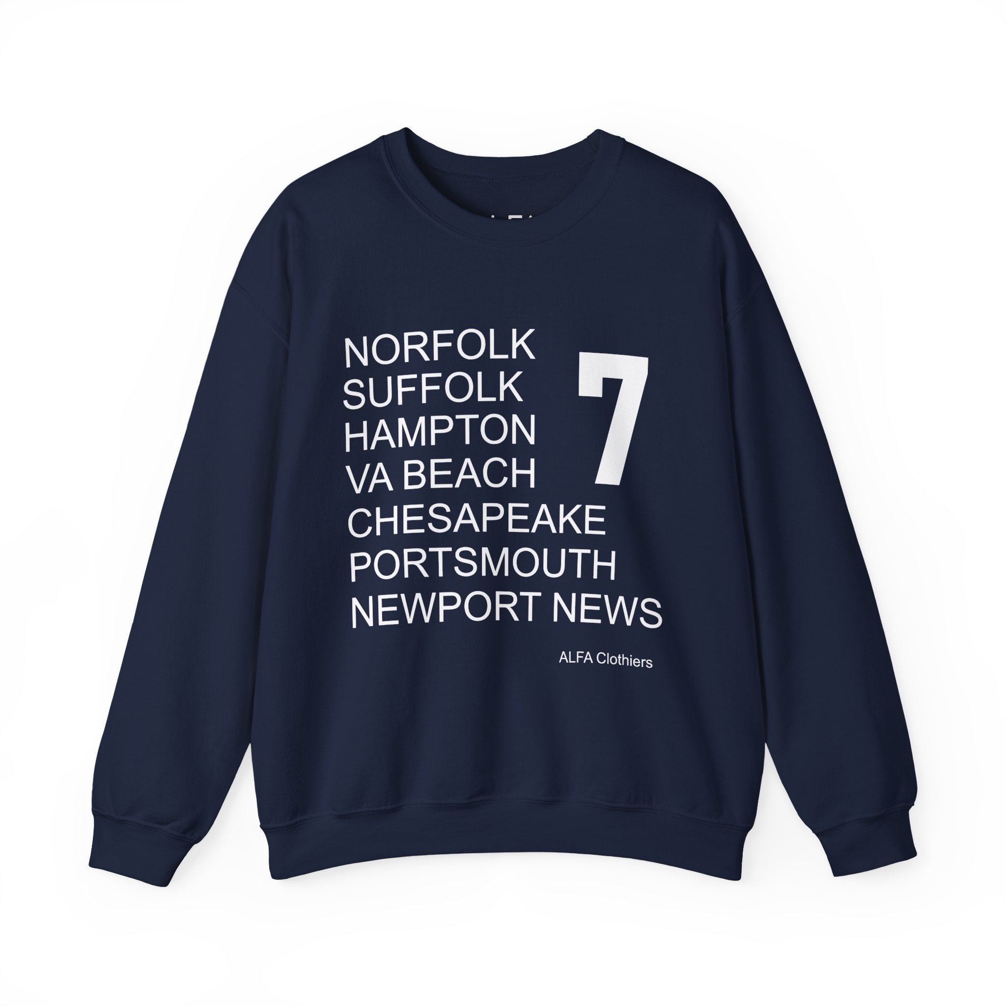 7 Cities by ALFA Clothiers Unisex Sweatshirt