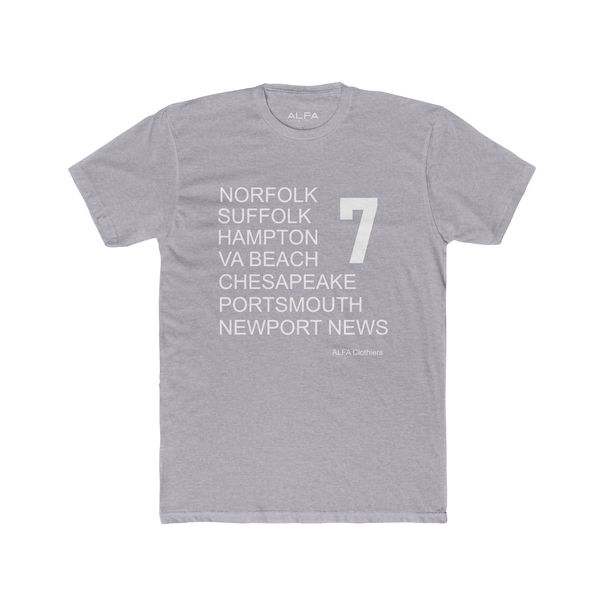 7 Cities by ALFA Clothiers - Cotton Crew Tee