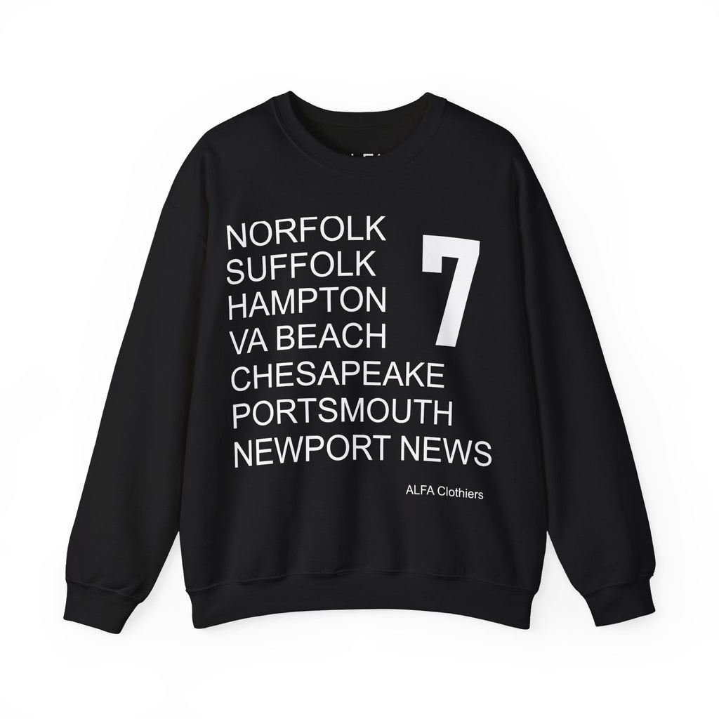 7 Cities by ALFA Clothiers - Black Sweatshirt