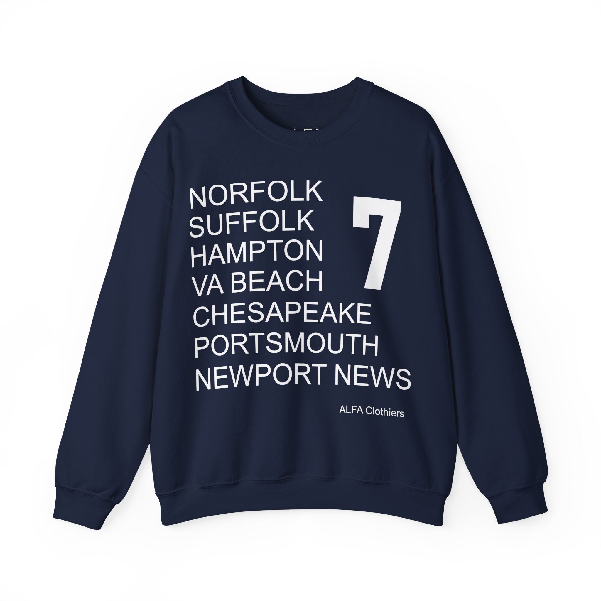 7 Cities by ALFA Clothiers - Black Sweatshirt