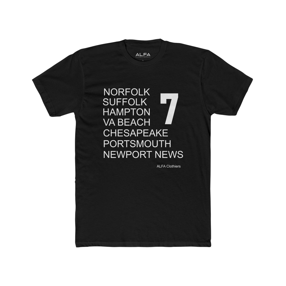 7 Cities by ALFA Clothiers - Cotton Crew Tee