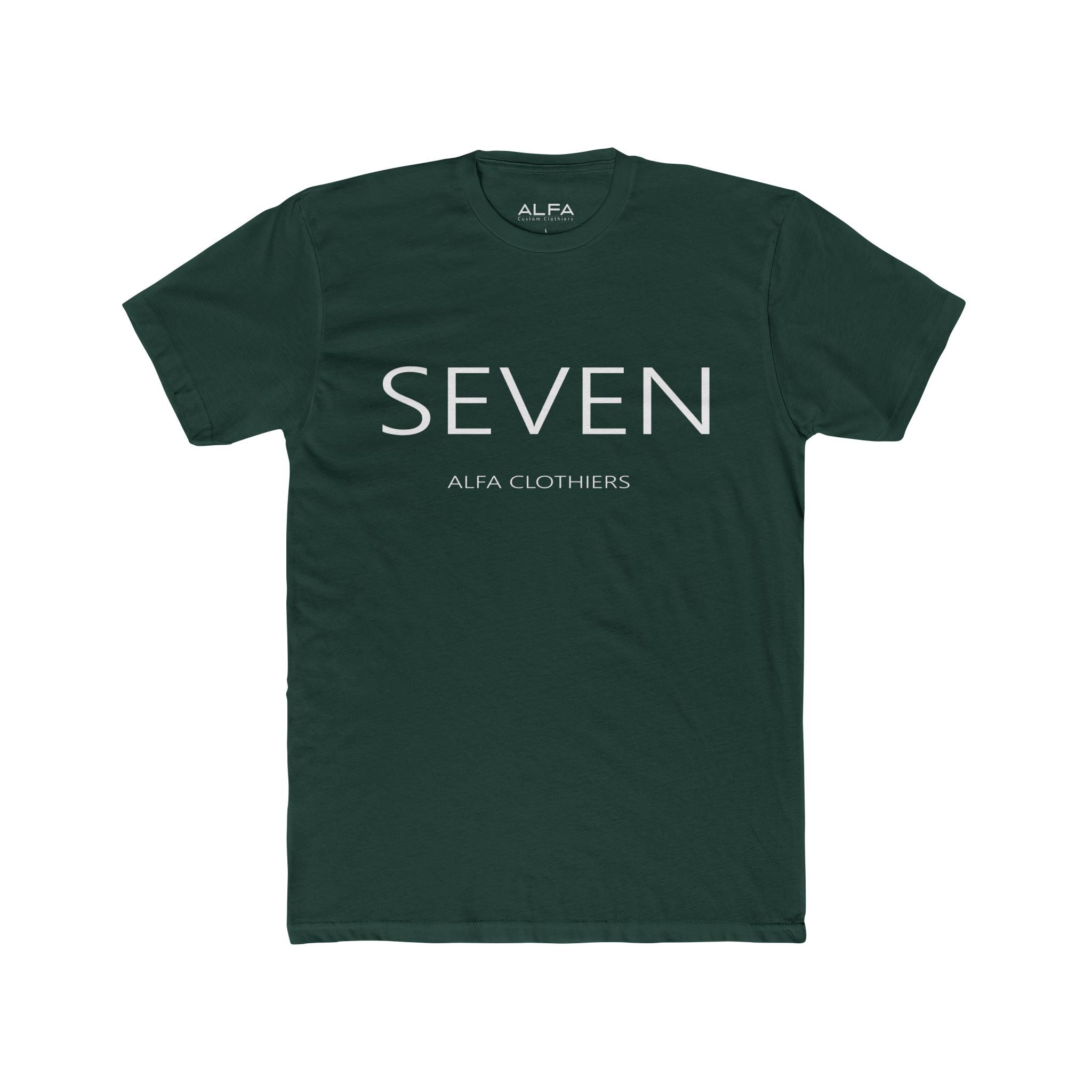 SEVEN By ALFA Clothiers - Cotton Crew Tee