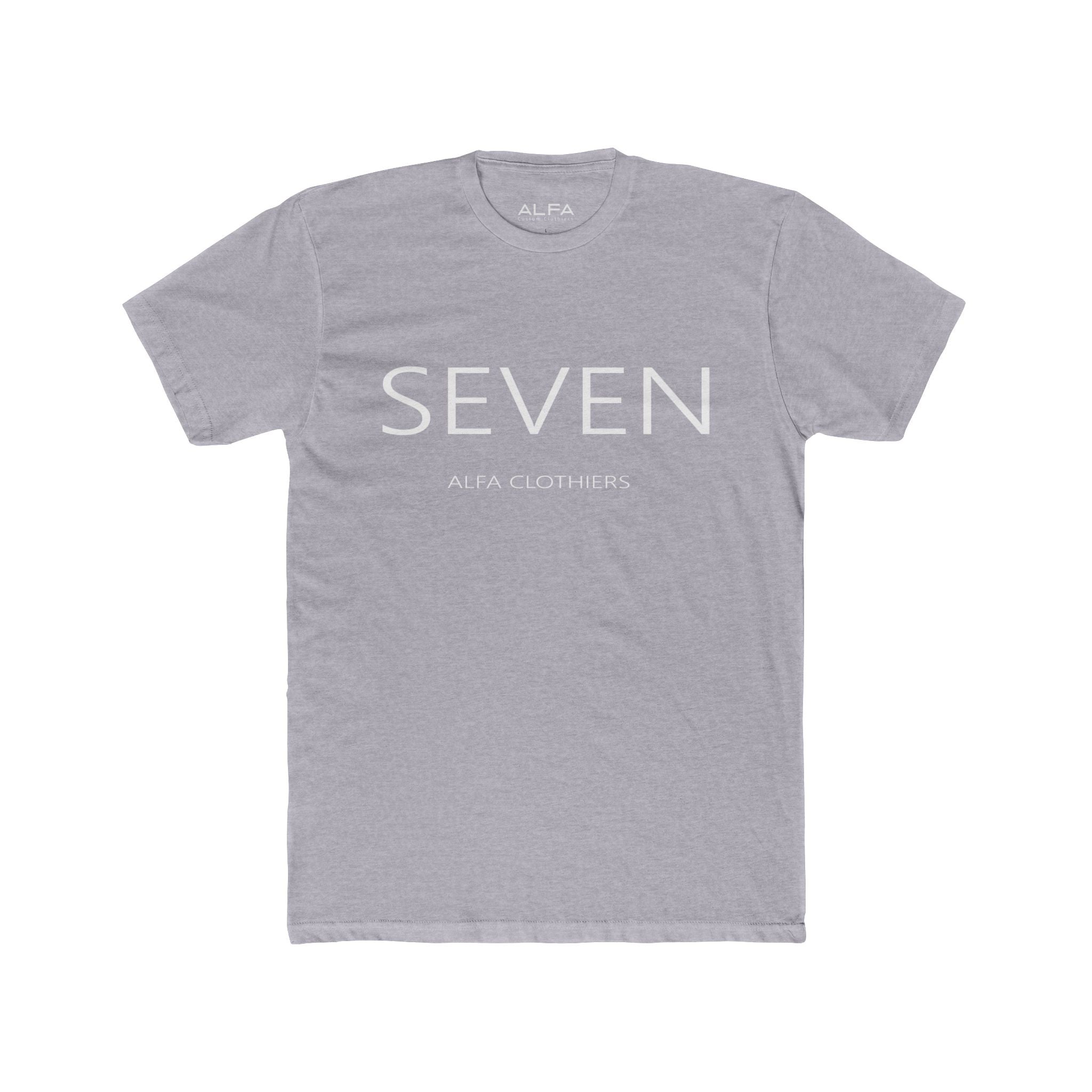 SEVEN By ALFA Clothiers - Cotton Crew Tee