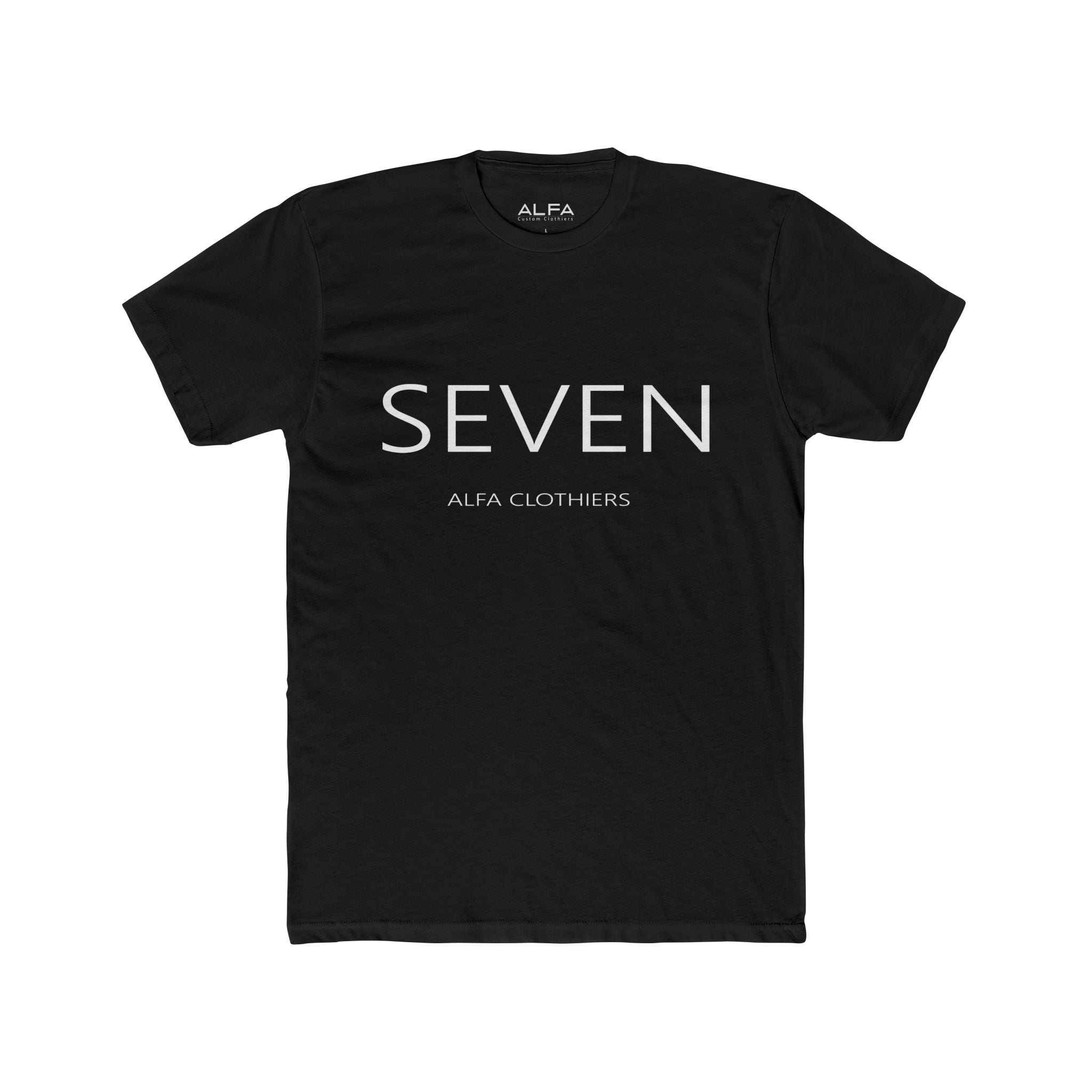 SEVEN By ALFA Clothiers- Cotton Crew Tee