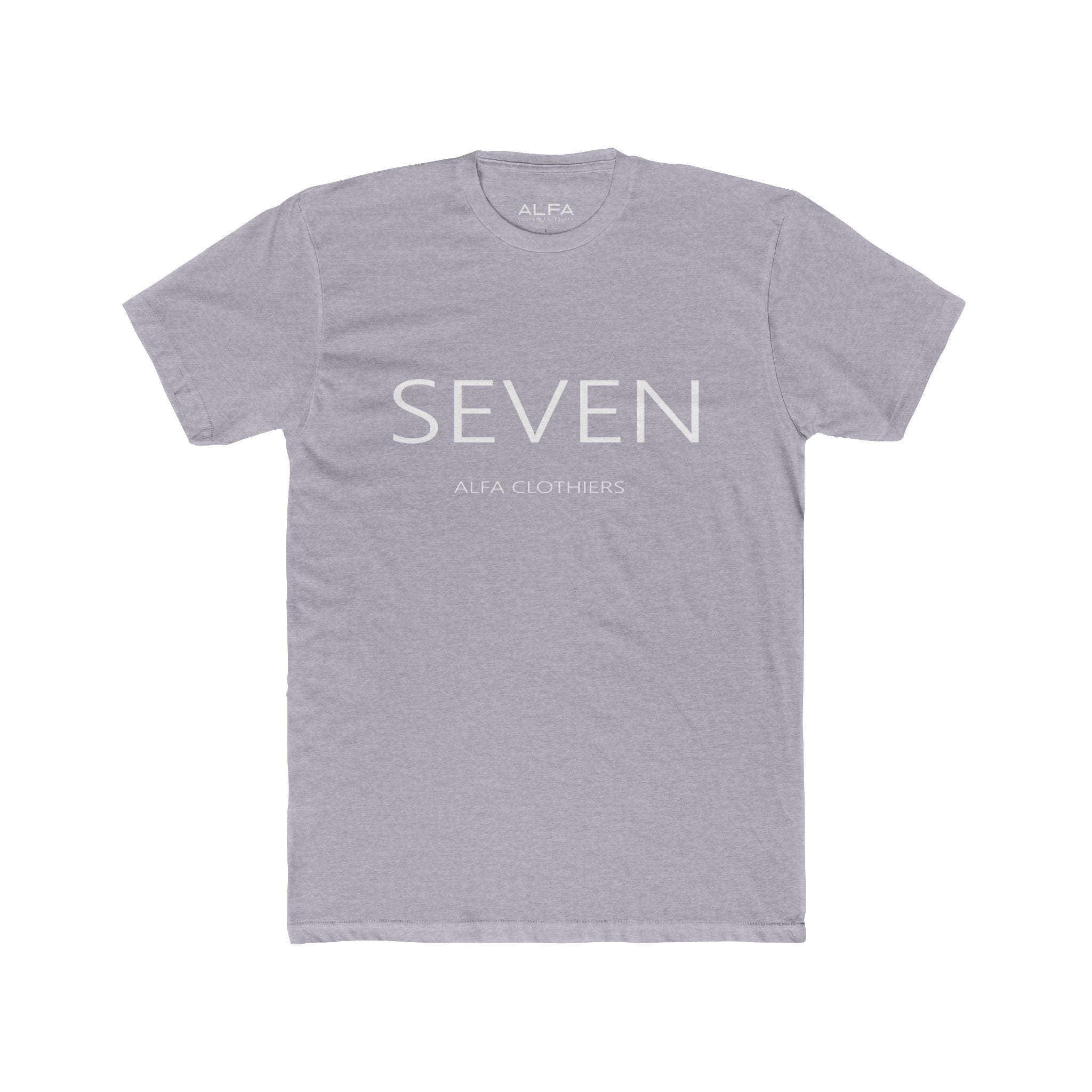 SEVEN By ALFA Clothiers - Cotton Crew Tee