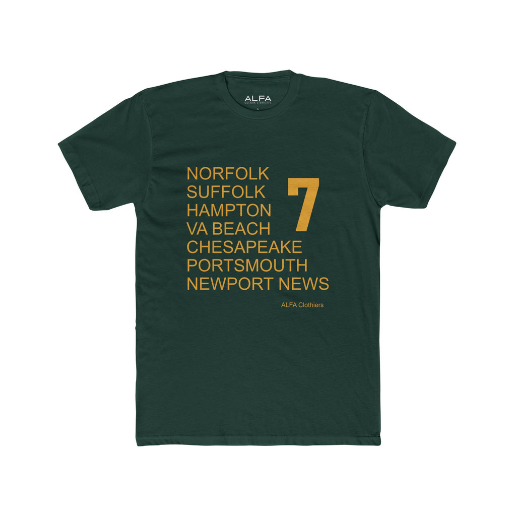 7 Cities by ALFA Clothiers - Green & Gold Tee