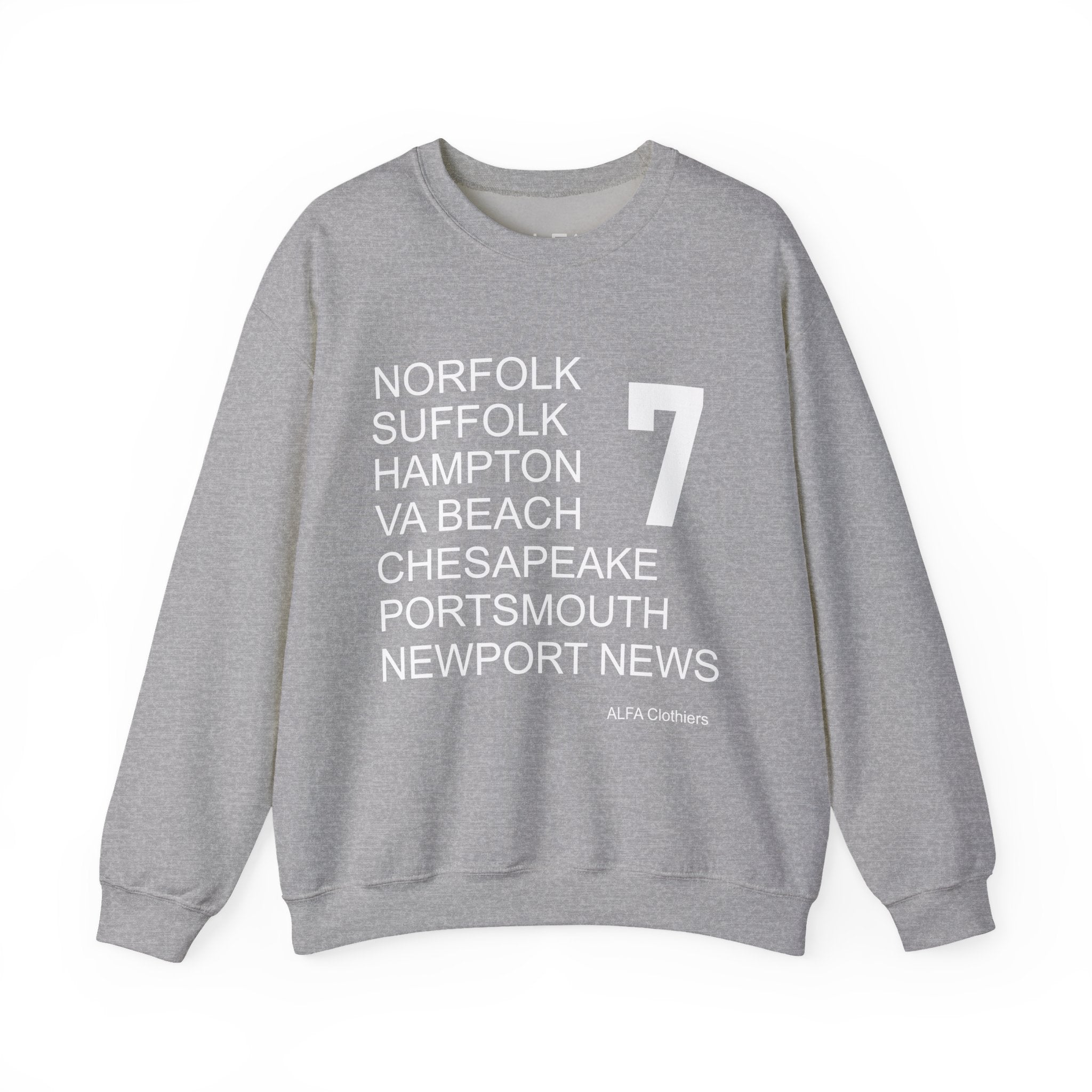 7 Cities by ALFA Clothiers Unisex Sweatshirt