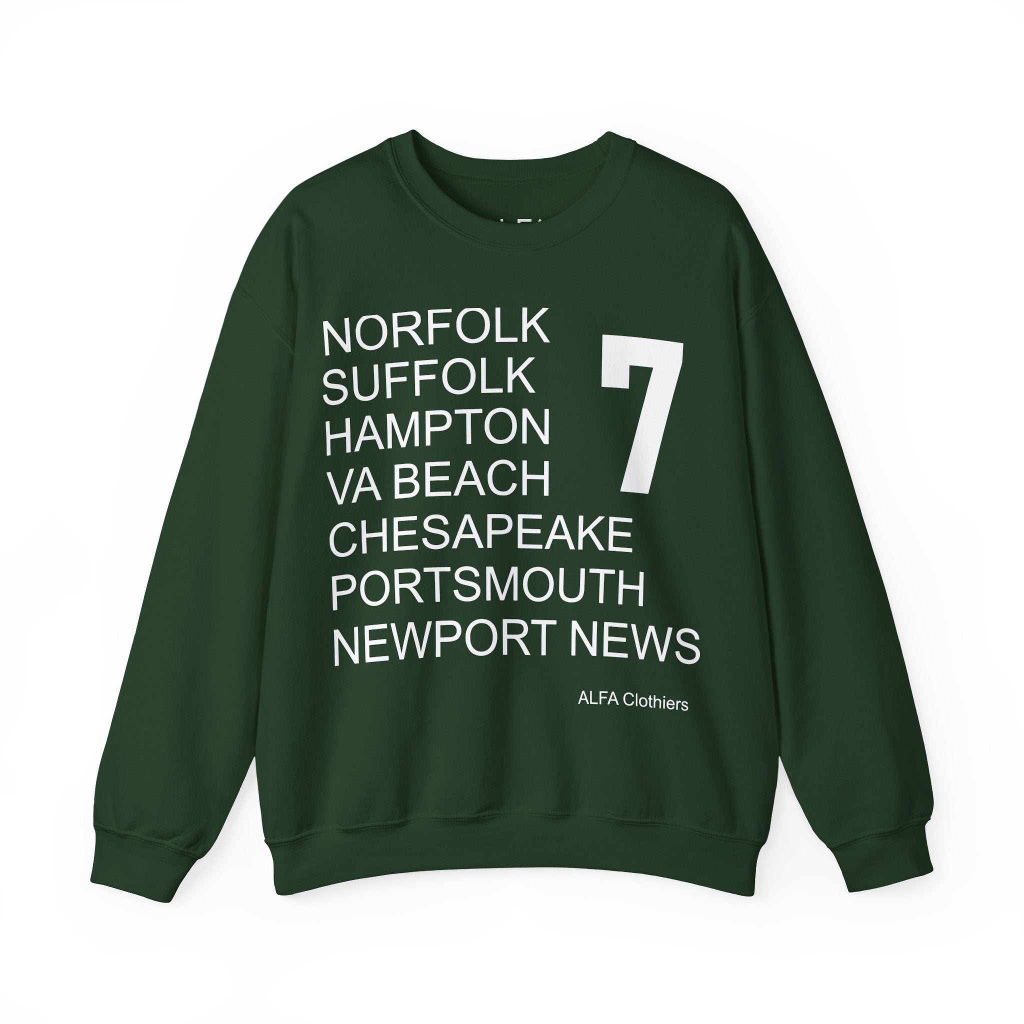 7 Cities by ALFA Clothiers - Black Sweatshirt