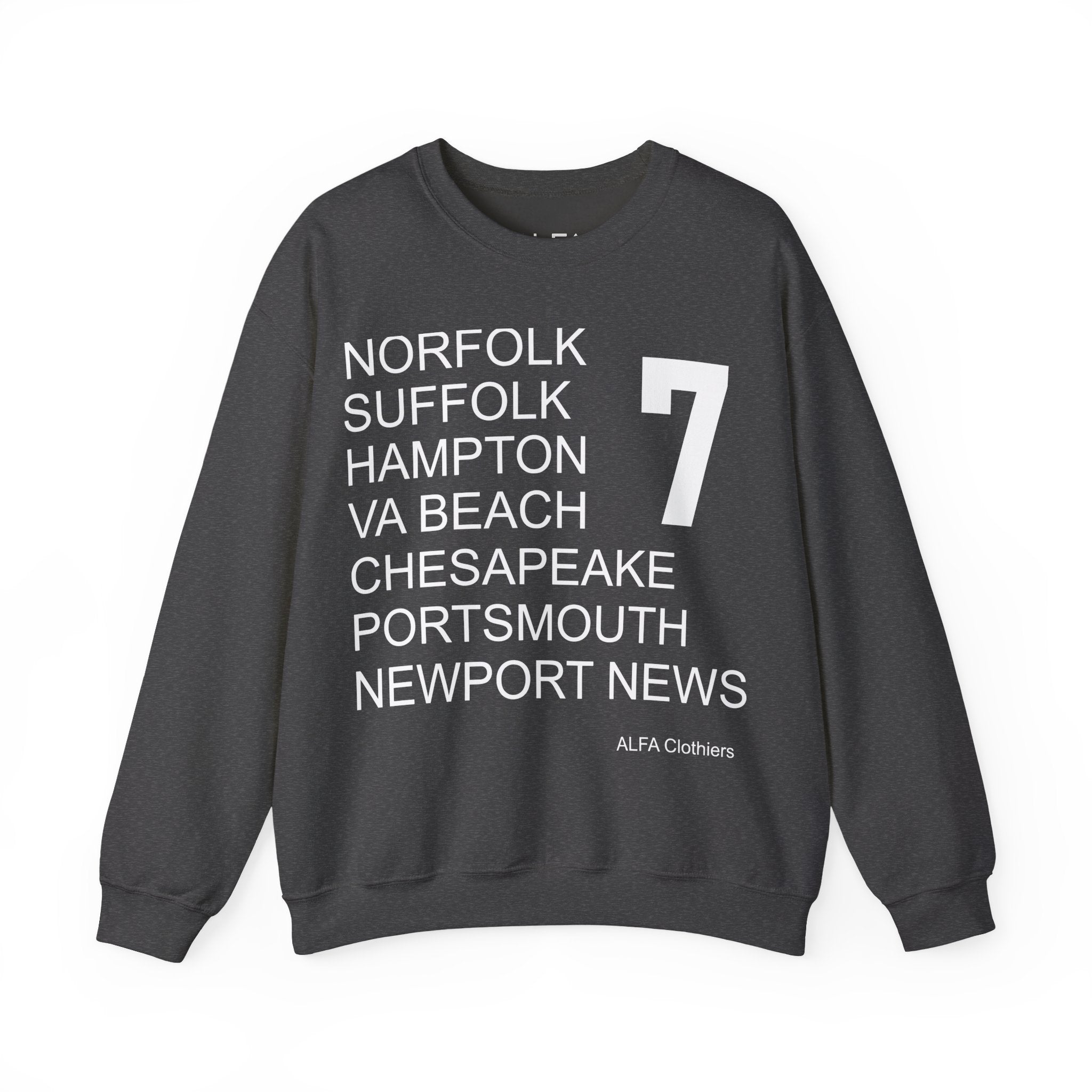 7 Cities by ALFA Clothiers - Black Sweatshirt