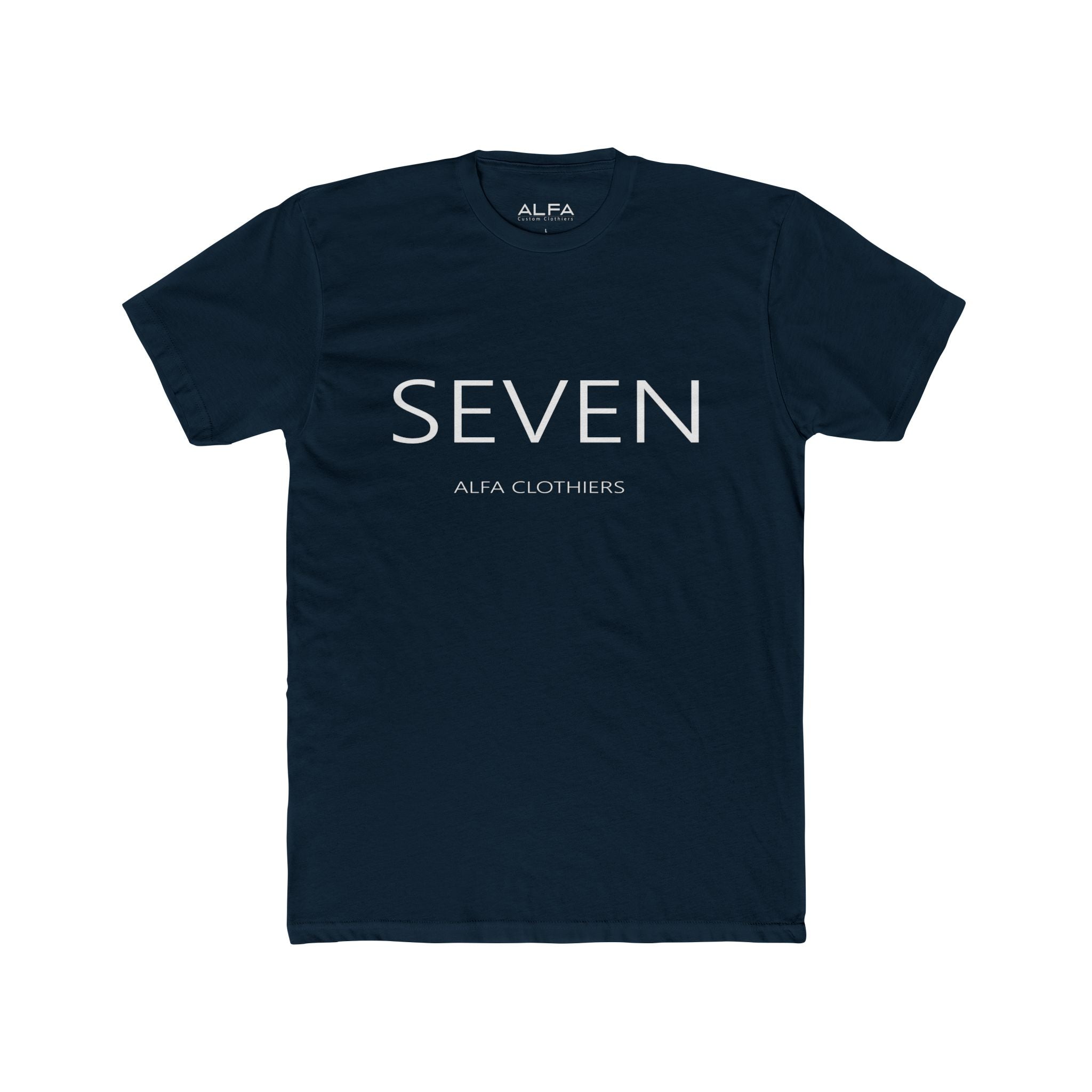 SEVEN By ALFA Clothiers - Cotton Crew Tee